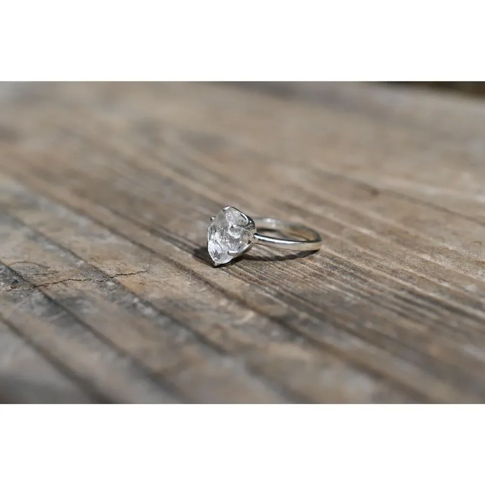 Lake County diamond engagement rings, raw crystal size 4 5 6 7 8 8 9 10 11